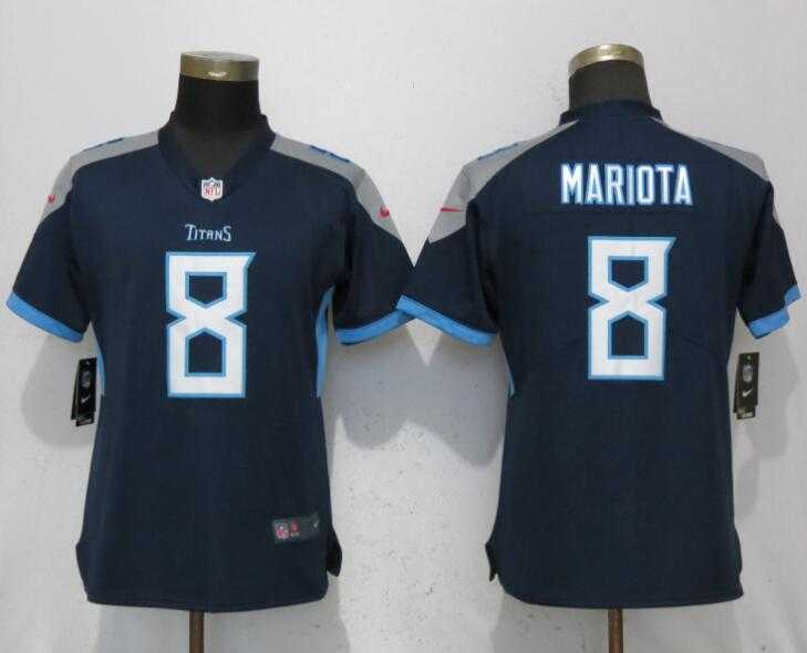Women Nike Titans 8 Marcus Mariota Navy 2018 Vapor Untouchable Limited Jersey,We sell and wholesale Women Nike Titans 8 Marcus Mariota Navy 2018 Vapor Untouchable Limited Jersey on line form chian!